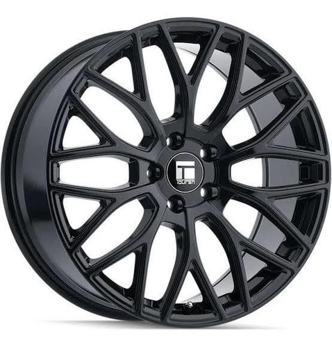 4 Rines Deportivos Negros Touren Tr76 17x8 5/100