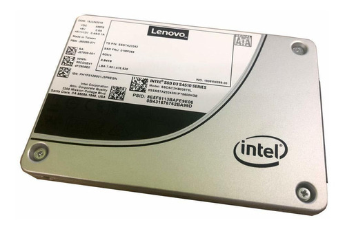 Ssd 960gb Sata Lenovo 960gb Thinksystem 3.5in Intel S4510 En