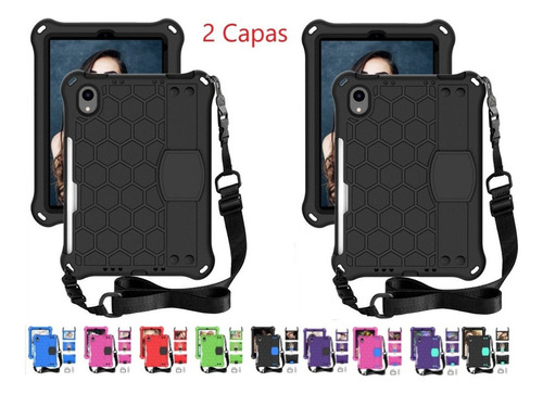 Capa Case Infantil Com Alça Para iPad Mini 6 (2 Unidades)