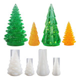 Molde De Resina Epoxi De Silicona Para Árbol De Navidad 3d,