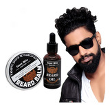 Bálsamo Para Barba, Crema, Aceite Y Kit De Peine Para Barba