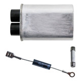 Kit Reparo Capacitor 1.00 3t 2100v 1 Diodo 1 Fusivel 20 Amp