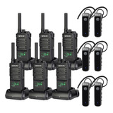 Rb89 Walkie Talkies, Walkie Talkies Inalámbricos Con Auricul