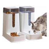 Pack Dispensador De Agua Y Comida Para Mascotas Gatos Perros