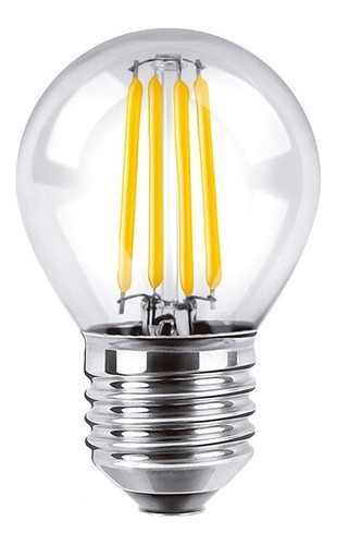 Gota Vintage Filamento De Led Dimerizable 4w= 40w E27 Calida