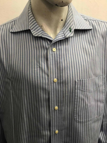 Camisa Tommy Hilfiger Crest Talle 16 34-35 Lifetime Collar
