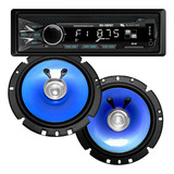 Combo Stereo Bluetooth Con Parlantes Blauline 6 Pulgadas