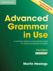 Advanced Grammar In Use With Answers  **3rd Edition Kel Edic