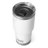 Termo Tipo Yeti 30 Oz De Acero Inoxidable Con Tapa Color Blanco