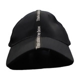 Gorra Negra Con Franja De Think Outside The Box