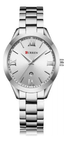 Reloj Para Mujer Curren Curren Chronograph Kreb6319 Plateado