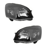 Par Faros F/negro Chevy C3 2009 2010 2011 2012