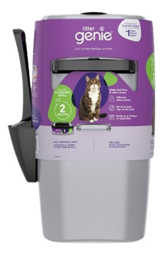 Litter Genie Plus Basurero Para Areneros Para Gatos