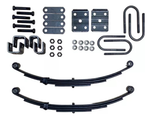 Kit Completo Suspensión Muelles Para Remolque 1 Eje 3500 Lbs