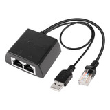 Gelrhonr Divisor Ethernet 1 A 2, Adaptador Divisor De Red...