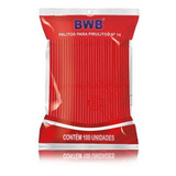 1000 Palito De Pirulito Vermelho Sólido  Bwb 14 Cm Médio