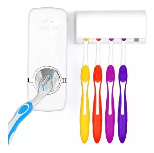 Dispensador De Pasta Dental Con Porta Cepillos