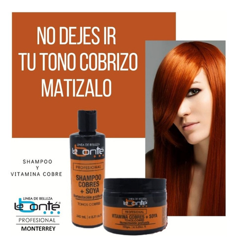 Kit Tonos Cobres Cobrizos Soya La Bonte Cobre