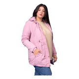 Piloto Mujer Campera Impermeable Con Capucha