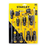 Kit Destornilladores Stanley Phillips Planos Stmt60100-la