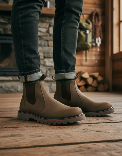 Bota Waterproof De Piel Nobuck Mod. 2829 Crosscountry