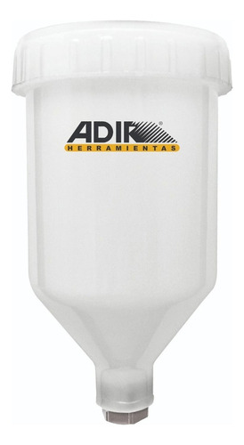 Vaso Para Pistola Plástico Grande 600ml Adir 731 Color Blanco