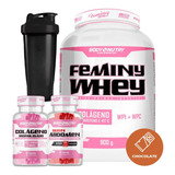 Combo Feminino Whey + Burn Abdomen + Colageno Hidrolisado