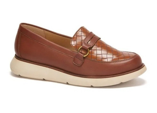 Zapato Flat Andrea Plataforma Café Mujer 3187166