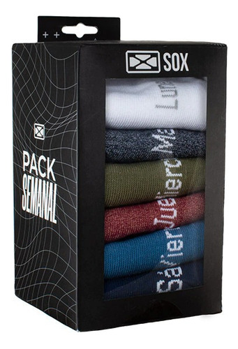 Pack De Medias Sox ® 7 Dias Soquetes