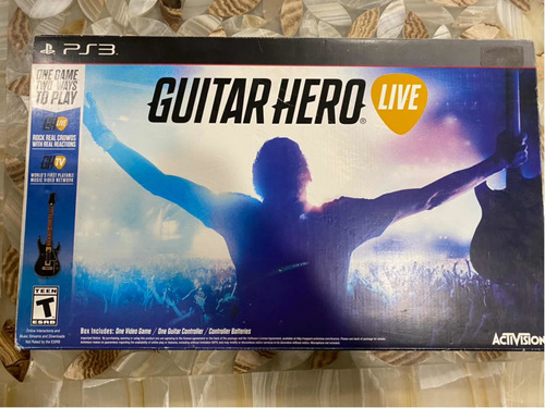 Guitarra De Guitar Hero Live Playstation 3 Original  En Caja