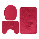 Juego De Alfombrillas De Baño Stone Para Funda De Inodoro, 3