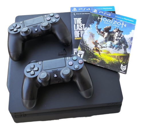 Ps4 Slim Videogame Playstation 4 3 Usado Ótimo Estado The Last Of Us Horizon