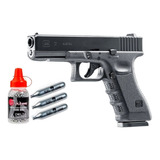 Pistola C02 Glock 17 Blowback Co2 4,5mm Umarex + Kit