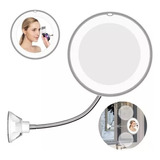 Espejo Led Flexible De Maquillaje Con Aumento 10x.