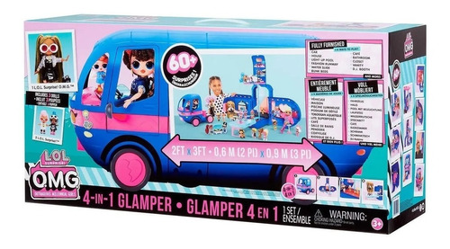 Lol Omg Surprise Glamper 4 En 1 Fashion Camper 60+ Sorpresas