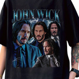 Camiseta John Wick, Playera Action Film Assassin