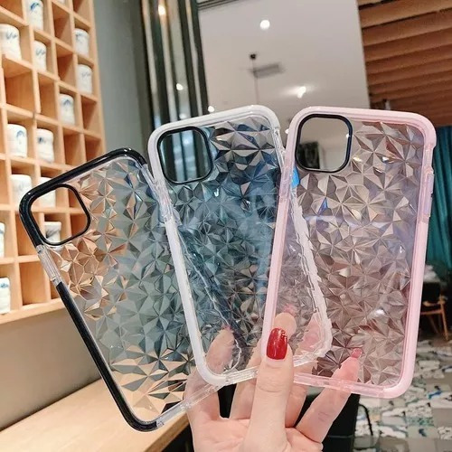 Funda Tpu Reforzada Diamantes Para iPhone 11 11 Pro Max