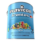 Pintura Latex Impermeable Exterior Plavicon Frentes X 25 Kg Color Negro