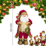 Boneca De Papai Noel Para Decoração De Árvore De Natal 60cm