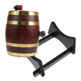 Dispensador De Vino De Barril De Madera De 3l Para Bares - H