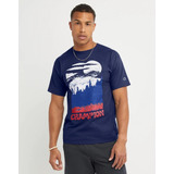 Polera Classic Graphic Hombre Champion Navy