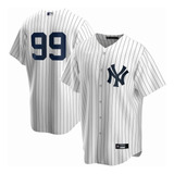 New York Yankees 99# Camiseta Blanca Local