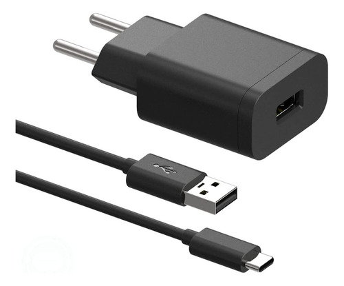 Carregador De Parede 10w 100-240v Motorola - Cabo Usb Tipo-c