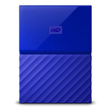 Wd My Passport Azul 1 Tb Disco Duro Externo Portátil - Usb 3