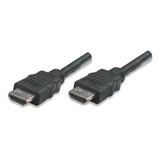 Cable Hdmi Macho A Macho Manhattan Color Negro De 2 Metros 3