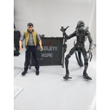 Aliens Pack Carter Burke E Alien Warrior Xinomorph - Neca