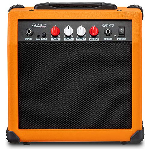 Amplificador De Guitarra Eléctrica 20 Vatios Altavoz I...