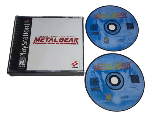 Metal Gear Solid Playstation  ( Patch Mídia Preta ) 