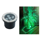 Balizador Led Solo 5w Externo Embutir Luminaria Verde