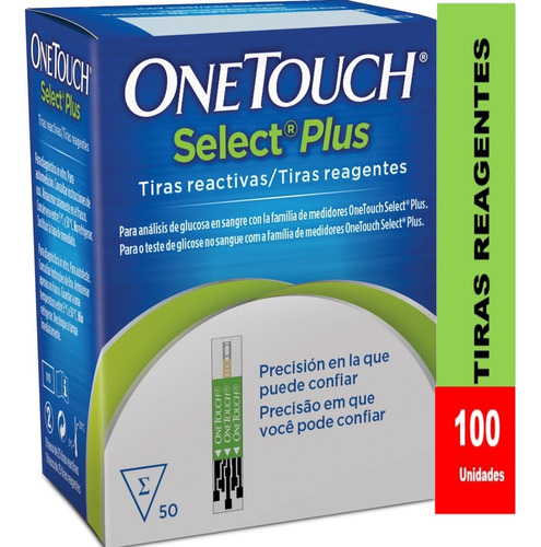 100 Tiras / Fitas Reagentes Onetouch Glicosimetro Promoção